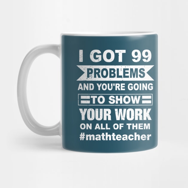 Maths lovers, Math Teacher simple design by Ribsa